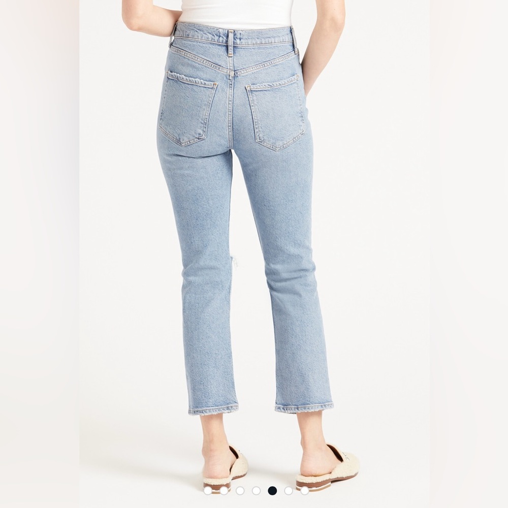 Agolde Riley High Rise Straight Jeans - Size 26 - Picture 2 of 5